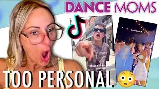Thumbnail: These Dance Moms TikToks Are Getting TOO Personal 😳 (Christi Reacts)