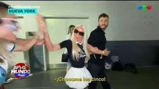 Thumbnail: Christina Aguilera makes an appearance at Argentine TV show “Por el mundo” (2026)
