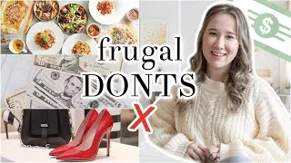 Thumbnail: Things I DON'T DO as a Frugal Person