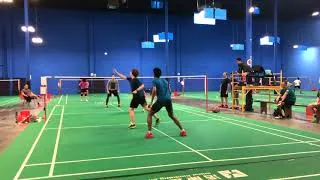 Thumbnail: Men's Doubles Badminton Practice Match