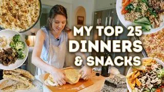Thumbnail: 25 Favorite Dinner & Snack Recipes (to feed your hungry family!)
