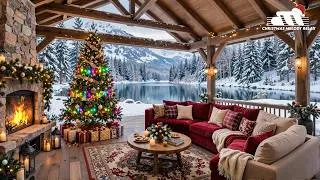 Thumbnail: Relaxing Christmas Carol Music 🎄 Cozy Christmas Fireplace with Snowfall ❄️🔥 Christmas Ambience Music