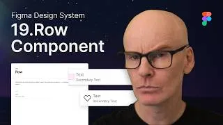Thumbnail: Figma Design System: 19 Row Component