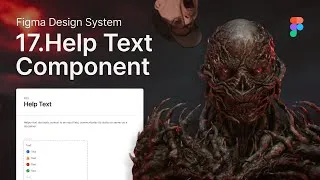 Thumbnail: Figma Design System: 17 Help Text Component