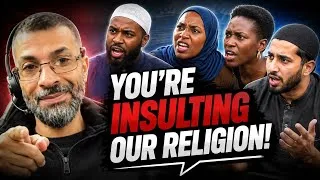 Thumbnail: Multiple Muslims Dodging Questions For 12 Minutes STRAIGHT | Ahmad Ex-Muslim