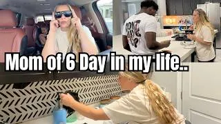Thumbnail: 6 kids, after travel catch up, football carpool & content plannings I Busy Mom Vlog