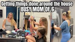 Thumbnail: BUSY MOM OF 6: Getting thing done around the house..