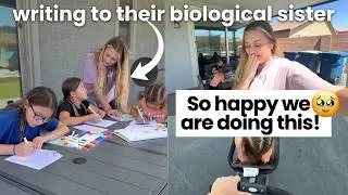 Thumbnail: Letters to their Biological Sister 💕 Day In The Life Adoptive Mom of 6