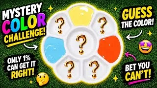 Thumbnail: Can You Guess the Mystery Color? 🎨😱 | 5-Minute Color Challenge!