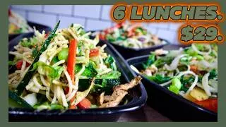 Thumbnail: I Turned $30 Into 6 Days of Fresh Summer Lunches | Budget Meal Preppin'