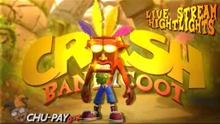 Thumbnail: I THOUGHT THIS WOULD BE EASY!! [Crash Bandicoot 1 N'sane remake: STREAM HIGHLIGHTS]