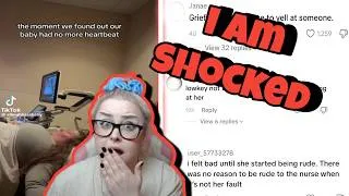 Thumbnail: TikToker Cancelled For Screaming At Nurse After Miscarriage | TikTok Reaction