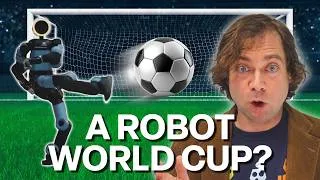 Thumbnail: Robotics professor reacts to robot soccer