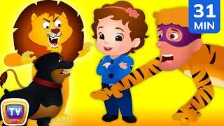 Thumbnail: ChuChu TV Police  Sheep Theft + Save Bicycles & School Children  31 Min