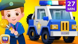 Thumbnail: ChuChu TV Police for Kids | Bravery Awards + Saving Halloween & Bank Robbery | 27 Min