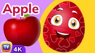 Thumbnail: Learn Fruits & their names - Surprise Eggs Learning Videos for Kids | ChuChu TV #ChuChuTV100M