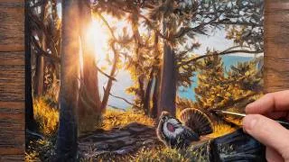 Thumbnail: Painting Morning Light Through the Trees