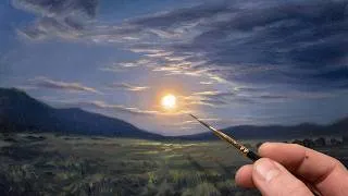 Thumbnail: Painting Cool Blue Light in a Mountain Landscape