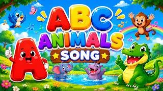 Thumbnail: 🦁 ABC Animals A–Z 🎉 | The Most Fun Alphabet Song for Kids! | Chu Happy Kids
