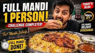 Thumbnail: 🔥1 Person Full Mandi 😱 | The Mandi Delights| Massive Arabic Feast! 🍗🍛#viral #food #vlog