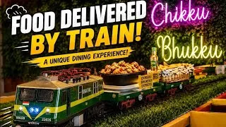 Thumbnail: 🚂 Food Delivery by Train Inside a Restaurant! Must Watch | #viral #food #foodie #vlog