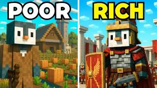 Thumbnail: I Built the ROMAN EMPIRE in Minecraft Civilization (300 Players)