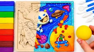 Thumbnail: DIY Clay Space Puzzles & Drawing Solar System Planets 🪐🚀