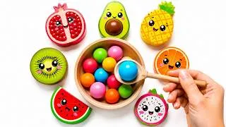 Thumbnail: Fruit Puzzles, Kinetic Sand Surprises, Toy Houses & Animal Sorting 🍇🏡