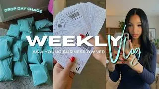 Thumbnail: Brand Drop Vlog | Inventory, Order Packing, Website Issues + More