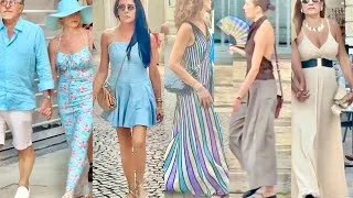 Thumbnail: August 2026 💙Italian Street Fashion 🛍️Summer Dresses & Verona Shopping Walk #whatarepeoplewearing 