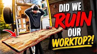 Thumbnail: Luxury Live Edge Worktop Installation | DIY Campervan