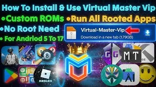 Thumbnail: How To Install And Use Virtual Master Vip No Root Any Android | Run Rooted Apps | Login Easily| 2026