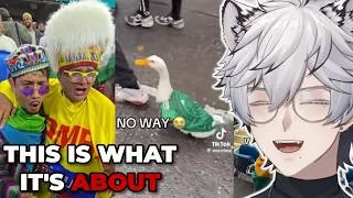 Thumbnail: FRENCH VTuber Reacts to Funniest World Cup Fans Moments