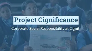 Thumbnail: Project Cignificance | Corporate Social Responsibility at Cigniti