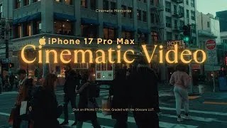 Thumbnail: iPhone 17 Pro Max | Cinematic Video | Apple LOG #cinematicvideo #iphone17 #iphone17promax