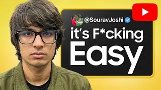 Thumbnail: The Dark Truth Behind Sourav Joshi's Vlogging Masterclass