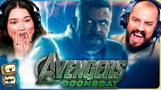 Thumbnail: AVENGERS: DOOMSDAY Official Trailer Reaction! | Chris Hemsworth | Chris Evans | Robert Downey Jr.