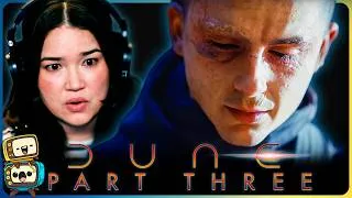 Thumbnail: DUNE: PART THREE Official Trailer Reaction! | Timothée Chalamet | Robert Pattinson | Zendaya