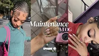Thumbnail: VACAY MAINTENANCE VLOGꨄ︎: nails, lashes & hair + more 