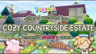 Thumbnail: updated tour of my withered wastelands after 300hr! 🌳 (my house + clefairy caves) 🌷🌙✨