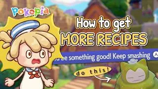 Thumbnail: 5 TIPS to get MORE RECIPES in Pokemon Pokopia (Mosslax Daily Boosts Explained) 🌳