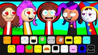 Thumbnail: MAIZEN SPRUNKI vs LILY LOVEBRAIDS vs RUMI vs POMNI LOVE CURSE Challenge : JJ Minecraft Animation