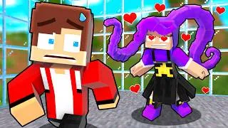 Thumbnail: MAIZEN in GLASS BUNKER vs LILY LOVEBRAIDS LOVE CURSE Challenge : JJ and MIKEY Minecraft Animation