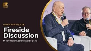 Thumbnail: Fireside Discussion: Mihály Ficsor & Gadi Oron | CISAC General Assembly 2026