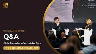 Thumbnail: Music Collective Management Q&A | Cécile Rap-Veber & Jean-Michel Jarre