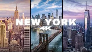 Thumbnail: New York🗽: 4K Aerial View of New York with Relaxation Music🏙️💫 | City Tour Insight