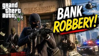 Thumbnail: 🔥 GTA V BANK ROBBERY MISSION! 🔥 #subscribe #viralvideo #trending #millionviews #like 