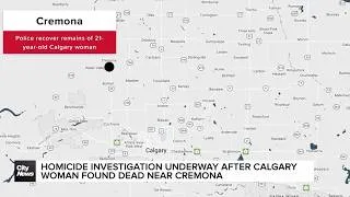 Thumbnail: Homicide investigation underway after Calgary woman found dead near Cremona