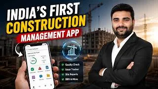 Thumbnail: India's First Construction Management App for Civil Engineers | Live Demo
