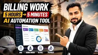 Thumbnail: Running Account RA Bill Tutorial | Contractor Billing Software for Civil Engineers | AI Automation